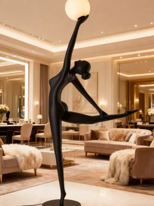Arabesque design floor lamp